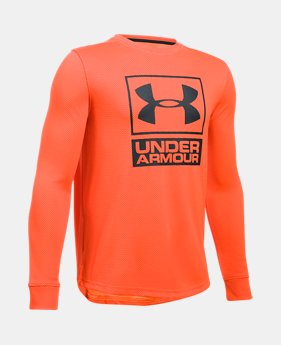 Boys' UA Tech™ Textured Crew 8 Colors Available $17.99 to $22.99