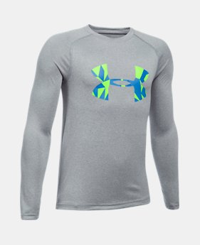 Boys' UA Big Logo Long Sleeve T-Shirt 1 Color $29.99