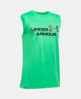 Boys' UA Double Header Tank 2 Colors $22.99