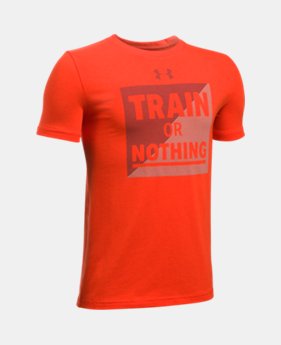 Boys' UA Train Or Nothing T-Shirt 1 Color $19.99