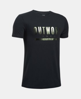 Boys' UA Outwork Everyone T-Shirt 2 Colors $14.24
