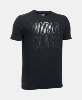 Boys' UA World Class T-Shirt 1 Color $24.99