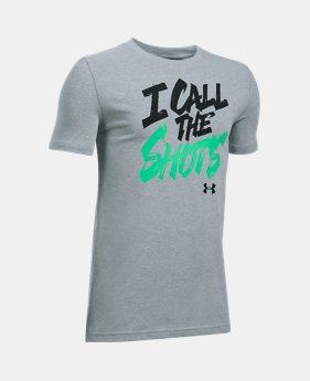Boys' UA I Call The Shots T-Shirt 1 Color $14.99