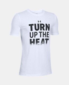Boys' UA Turn Up The Heat T-Shirt 1 Color $14.24