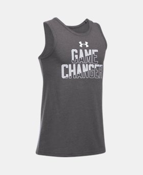 Boys' UA Badge Tank $11.24