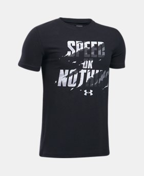 Boys' UA Speed Or Nothing T-Shirt 1 Color $19.99