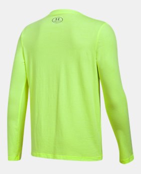 Boys' UA Crossbar Logo Long Sleeve T-Shirt 1 Color $24.99