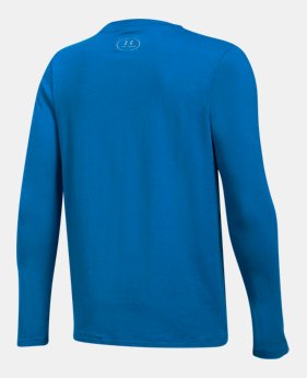 Boys' UA Crossbar Logo Long Sleeve T-Shirt 2 Colors $24.99