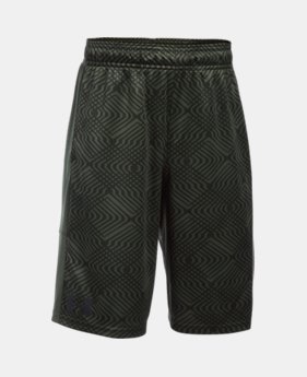 Best Seller Boys' UA Stunt Printed Shorts 1 Color $27.99