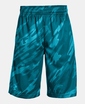Best Seller Boys' UA Stunt Printed Shorts 1 Color Available $30