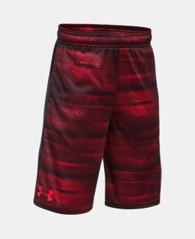 Best Seller Boys' UA Stunt Printed Shorts 1 Color Available $19.79 to $24.99