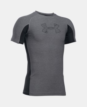 Boys' HeatGear® Armour Patterned Short Sleeve Shirt 1 Color $13.49 to $17.99