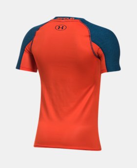 Boys' HeatGear® Armour Patterned Short Sleeve Shirt 1 Color $13.49 to $17.99