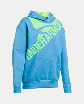 Girls' UA Threadborne™ Printed Fleece Hoodie 2 Colors Available $26.99