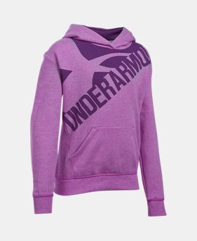 Girls' UA Threadborne™ Printed Fleece Hoodie 8 Colors $26.99