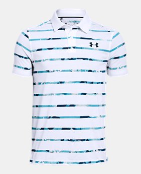 Boys' UA Threadborne Polo FREE U.S. SHIPPING 3 Colors Available $34.99
