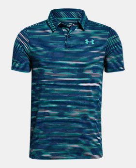 Boys' UA Threadborne Polo 2 Colors Available $34.99