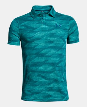 Boys' UA Threadborne Polo 1 Color Available $26.24