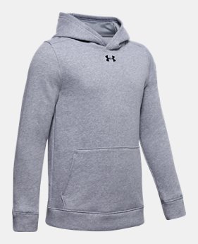 Boys' UA Hustle Fleece Hoodie 8 Colors Available $29.99