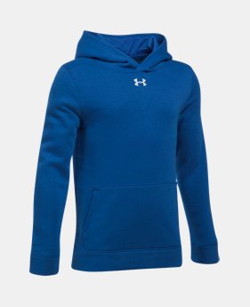 Boys' UA Hustle Fleece Hoodie 2 Colors Available $39.99