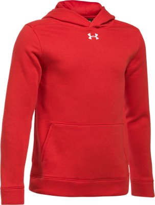 under armour hoodie red kids