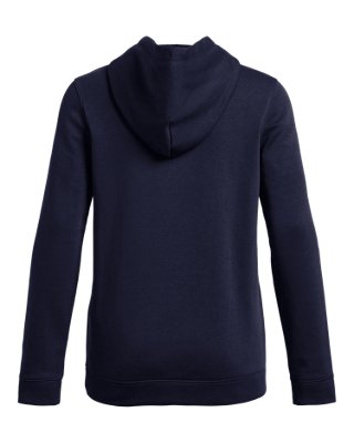 Sudadera con capucha UA Hustle Fleece para mujer, Blue, pdpMainDesktop image number 6