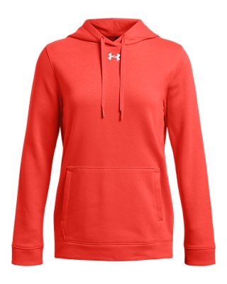 under armour hoodie women orange