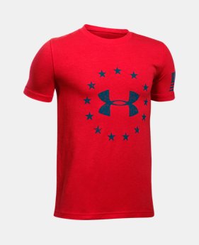 Boys' UA Freedom Logo T-Shirt 2 Colors $19.99