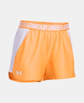 Women's UA Play Up Mesh Inset Shorts 1 Color Available $14.99