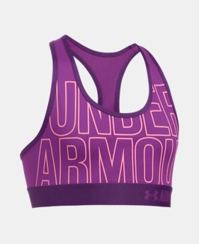 Girls' HeatGear® Armour Graphic Bra $24.99