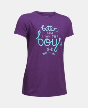 Girls' UA Better Aim T-Shirt 1 Color $19.99