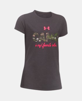 Girls' UA Camo Favorite T-Shirt 2 Colors $19.99