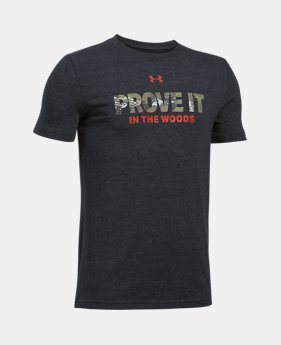 Boys' UA Prove it in the Woods T-Shirt 2 Colors $19.99