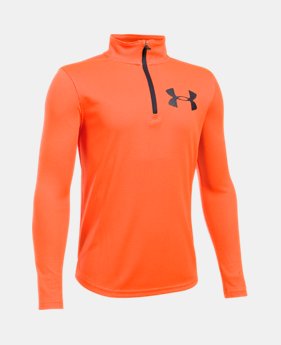Boys' UA Tech™ Textured ¼ Zip 1 Color $34.99