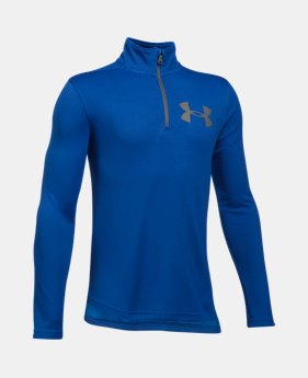 Boys' UA Tech™ Textured ¼ Zip 1 Color $34.99