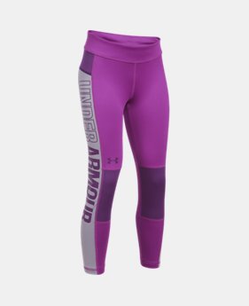 Girls' UA Color Block Crop 1 Color Available $26.99 to $33.99