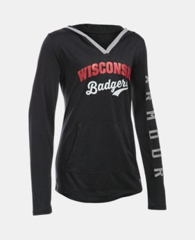 Girls' Wisconsin UA Techâ„¢ Hoodie $44.99