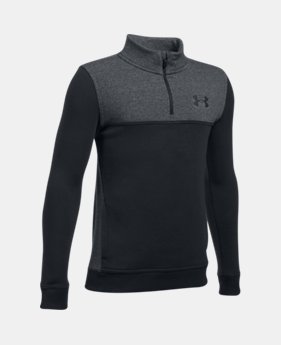 Boys' UA Stretch Fleece ¼ Zip 4 Colors $29.99