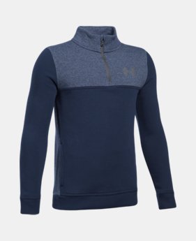 Boys' UA Stretch Fleece ¼ Zip 1 Color $59.99