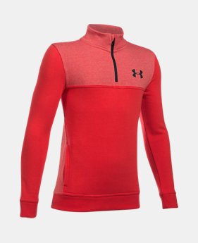 Boys' UA Stretch Fleece ¼ Zip 1 Color $59.99