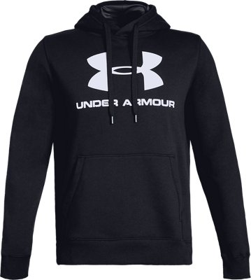 men's ua rival fleece fitted graphic hoodie