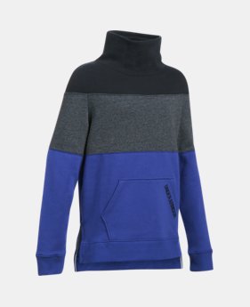 Girls' UA Threadborneâ„¢ Fleece Slouchy Crew 1 Color $54.99