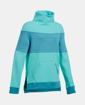 Girls' UA Threadborne™ Fleece Slouchy Crew 4 Colors $54.99