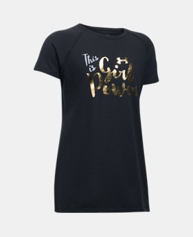 New Arrival Girls' UA This Is Girl Power T-Shirt 1 Color $19.99