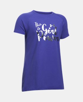 New Arrival Girls' UA This Is Girl Power T-Shirt 1 Color $19.99
