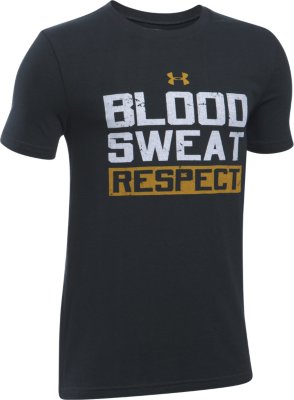 blood sweat and respect t shirt