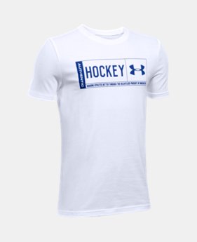 New Arrival Boys' UA Hockey T-Shirt LIMITED TIME: FREE SHIPPING $22.99
