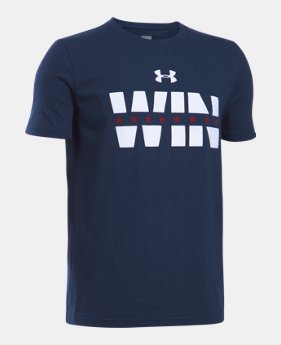 Boys' UA USA Win T-Shirt 1 Color $19.99