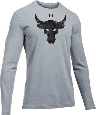 Men's UA x Project Rock Brahma Bull Long Sleeve TShirt Under Armour CA
