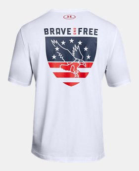 Men's UA Freedom USA Eagle T-Shirt 3 Colors Available $18.75